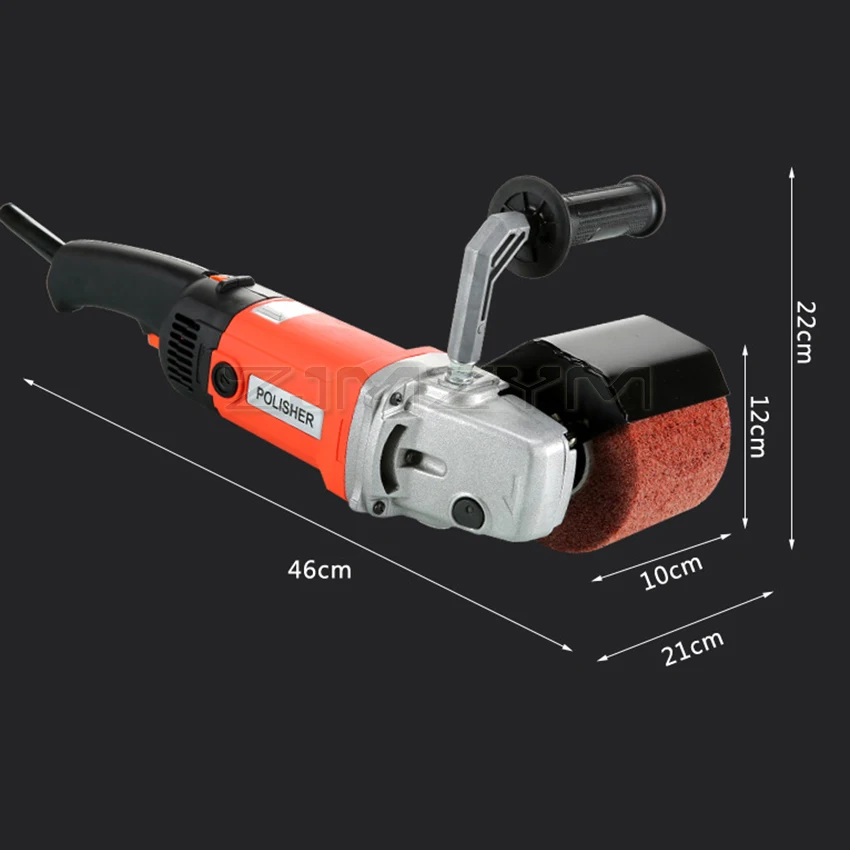 Imagem -05 - Máquina de Desenho de Fio de Metal Elétrico Máquina de Polimento Portátil para Polimento de Aço Inoxidável de Madeira com Moagem 1400w