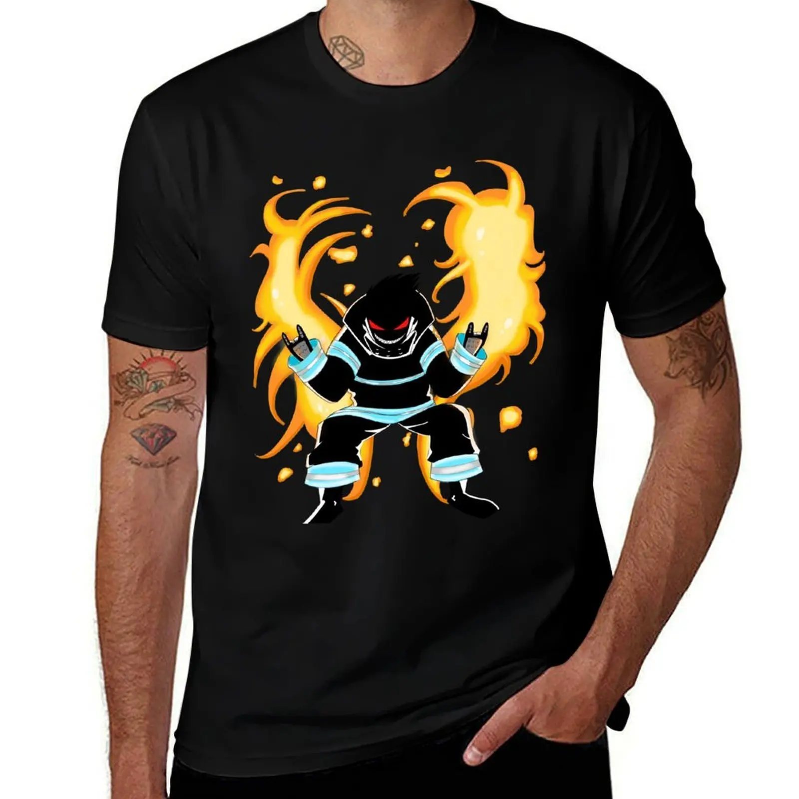 Shinra smile T-Shirt Casual Loose Daily Wear T-Shirt