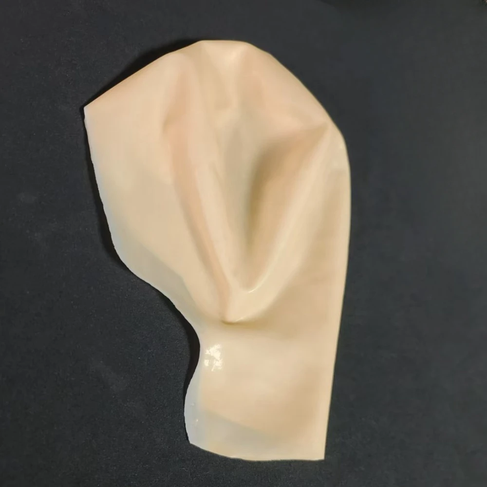 Bald Cap Beige Latex Cap For Adults Halloween Cosplay Makeup Bald Wig Cap Festival Theme Party Decorations Supplies