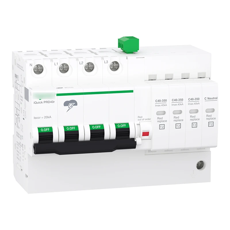 Original Brand New A9L65601 IQuick PRD65r Modular Surge Arrester - 3 Poles + N - 350V - with Remote Transfer