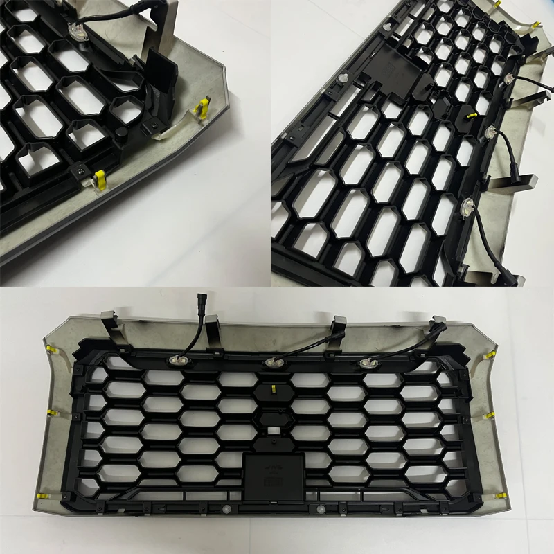 شواية أمامية ليد من ABS لميتسوبيشي تريتون ، إكسسوارات سيارات ، قناع ممتص للصدمات ، مشاوي سباق ، L200 ، ، من من من إيطاليا