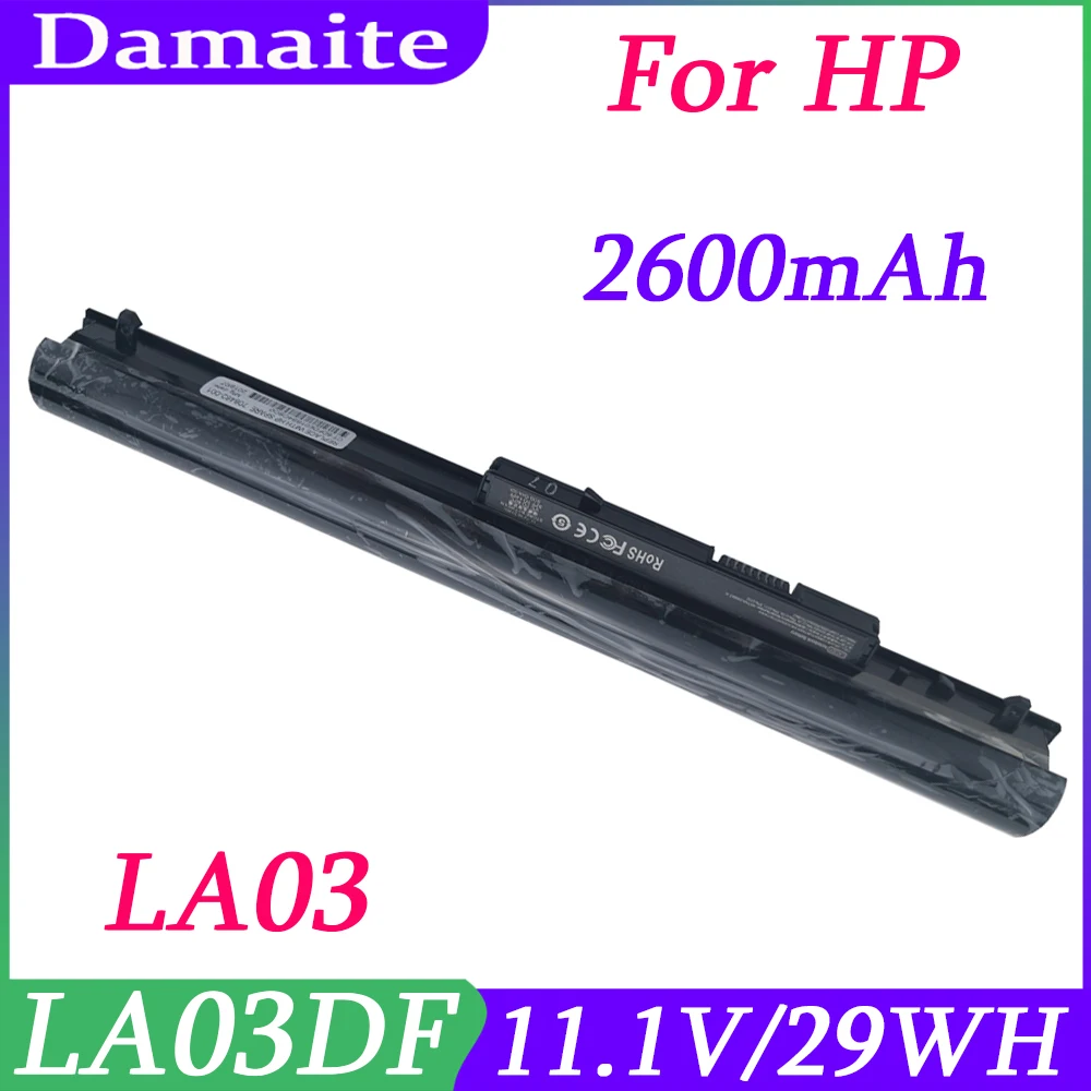 LA03DFラップトップバッテリーHPパビリオン15-N200EI 14-Y 14-N221SA 15-F271WM 15-F272WM 11.1V 31Wh HSTNN-DB6N