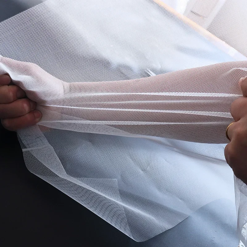 창용 모기장, 모기 방지 창 스크린, 메쉬 방지 곤충 공기 얇은 명주 그물 보이지 않는 흰... - 5