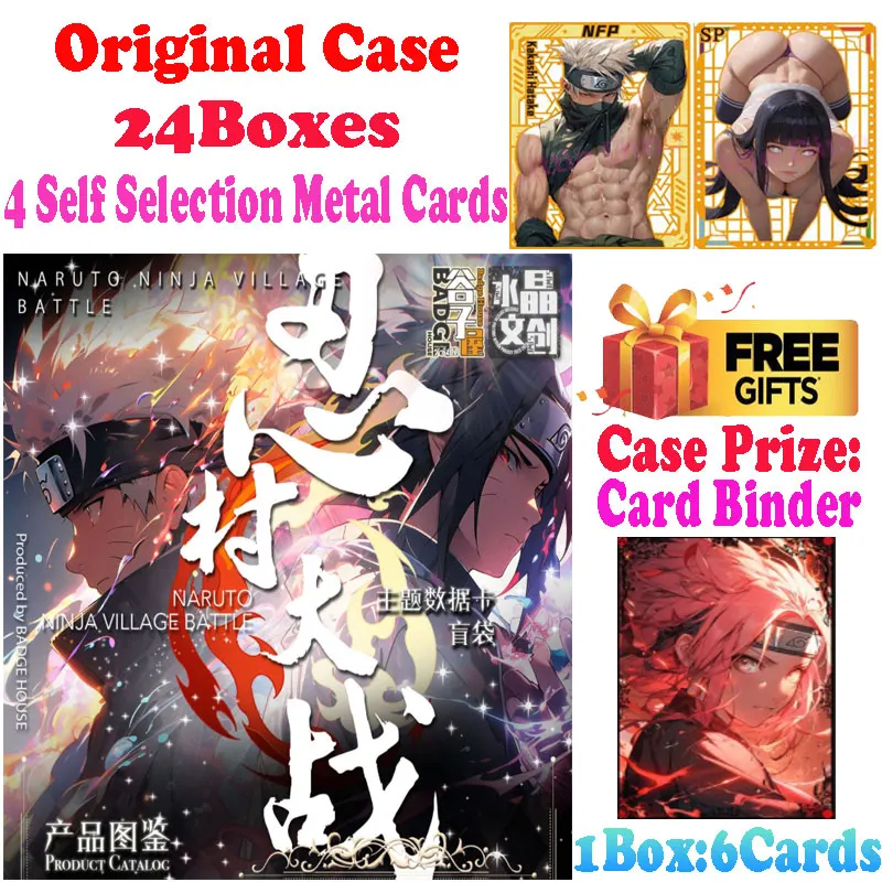 

2025 Newest Case Wholesale Crystal Culture Regular Size Naruto Collection Card Booster Box ACG CCG TCG Chrismas Hobbies Gift