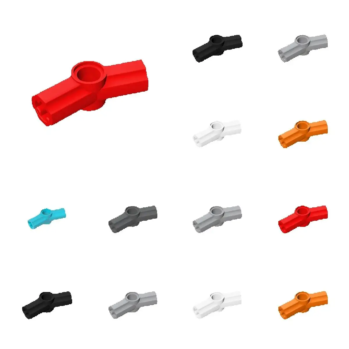 50 piezas 32016 eje y conector de clavija en ángulo # Colecciones de 3 ladrillos, juguetes GBC modulares a granel para bloques de construcción técnicos MOC DIY Compa
