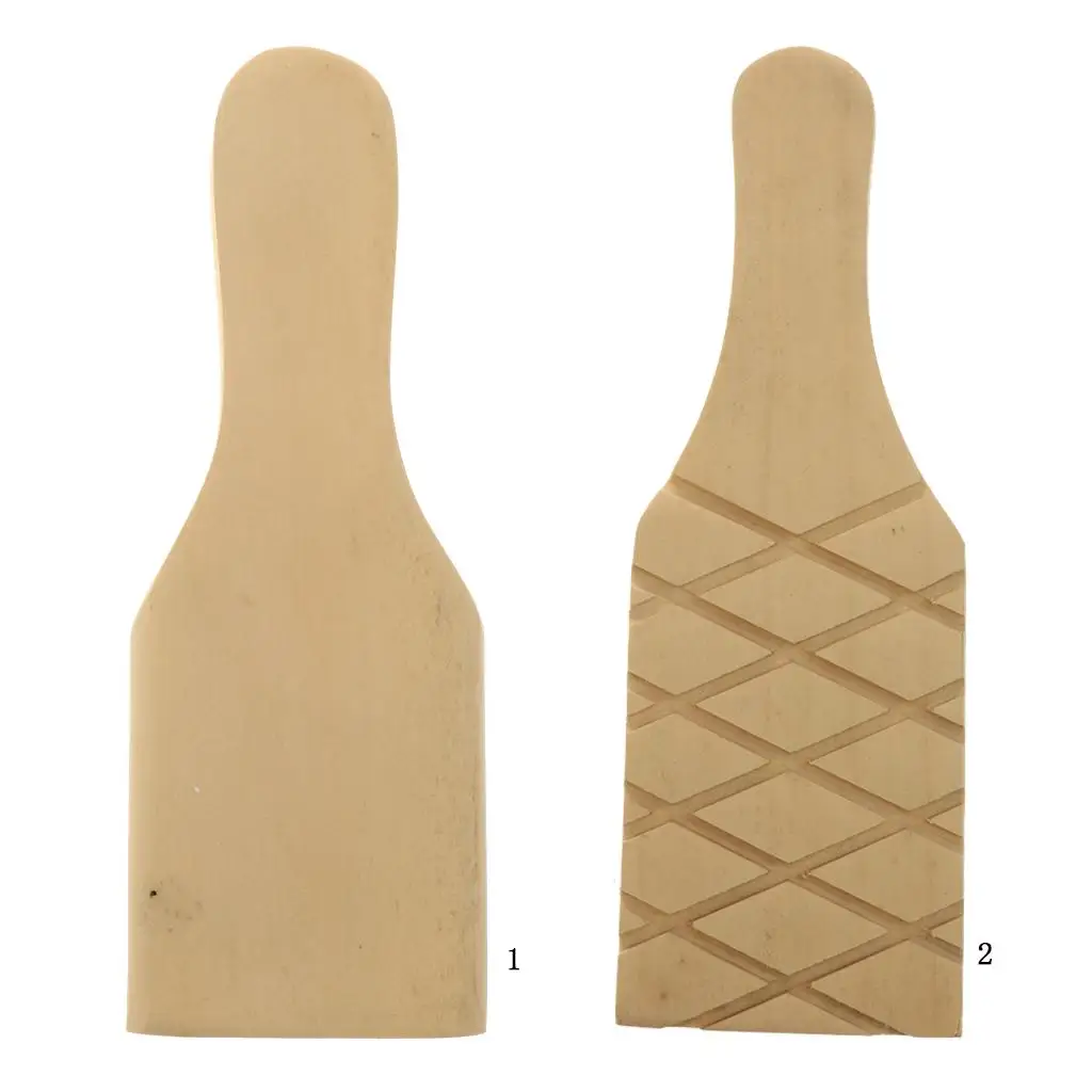 Clay Paddle Pottery Tool Durable Wood Paddle Mudtools for Pottery Trimming and Ceramic Craft