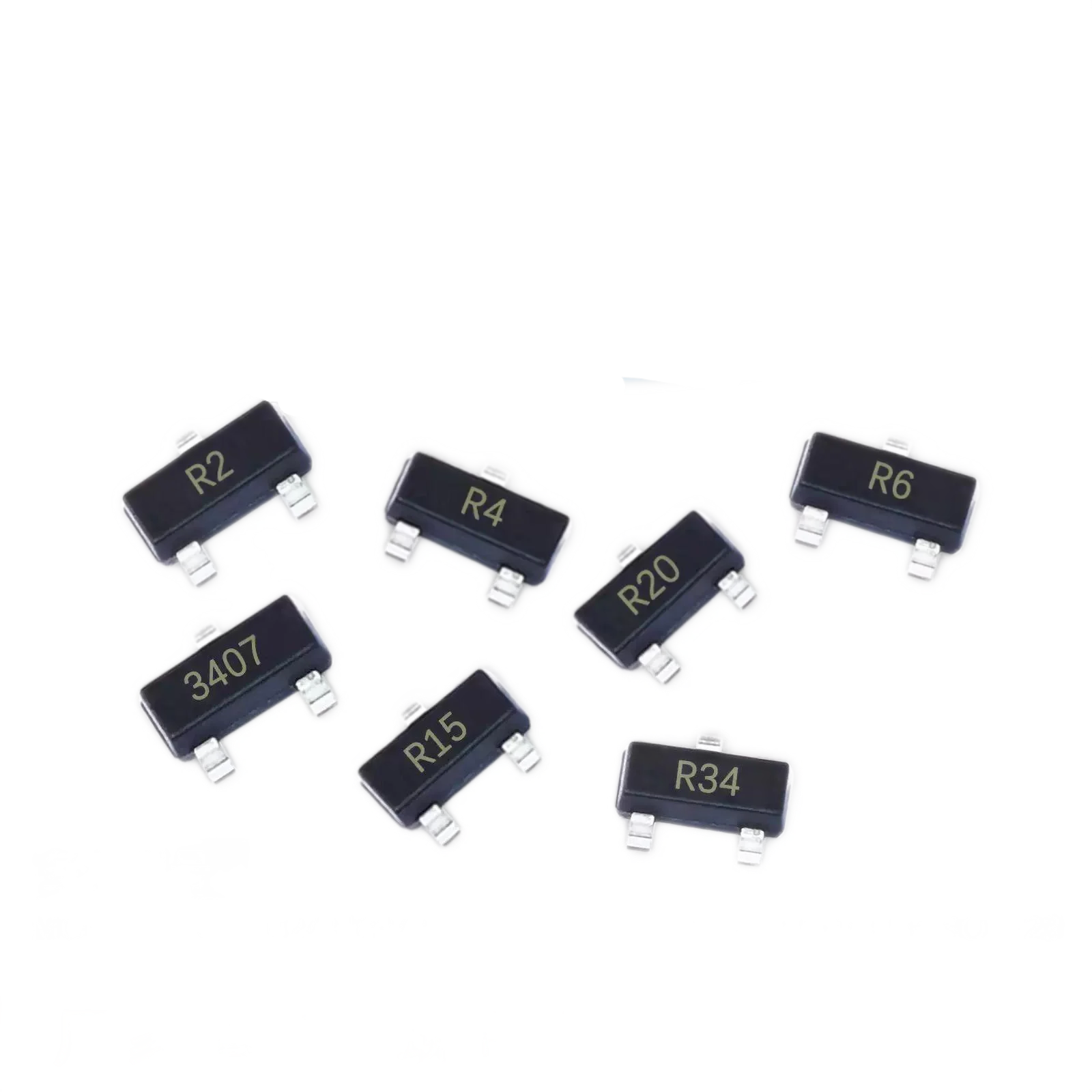 50PCS SI2302 SI2307 SI2301 SI2305 SI2306 SOT23 SI2300 SI2304 SI2308 SI2309 SI2303 SOT-23 N-channel field-effect transistor