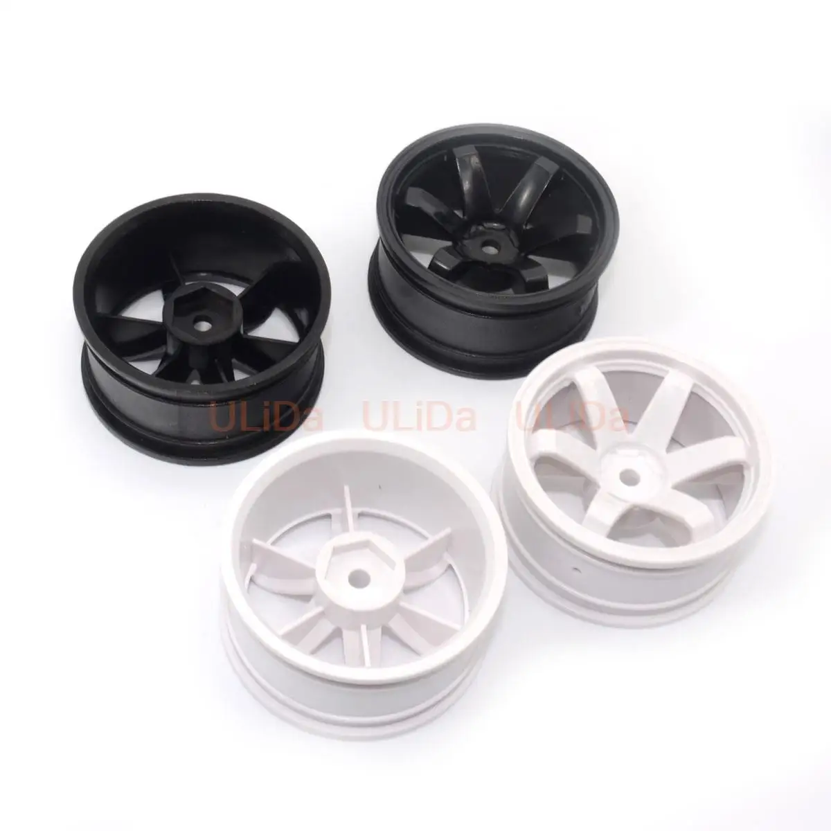 4pcs Plastic Wheel Rim Hub for Tamiya TT02 XV-02PRO TT-01E Traxxas Sukura HSP Yokomo HPI Kyosho RedCat RGT LC Racing PTG-2 ETC