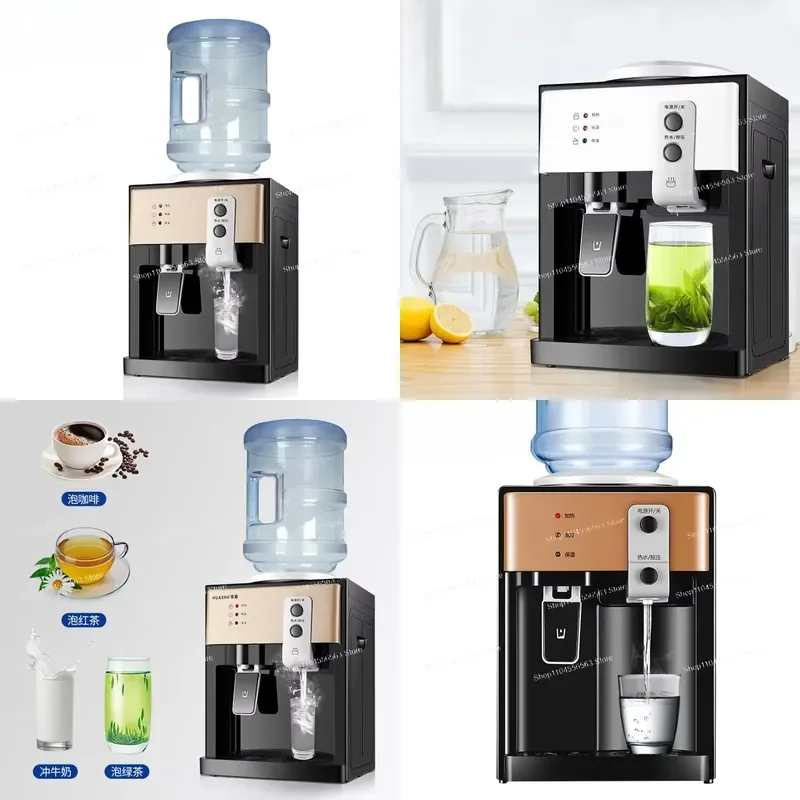 dmwd-電気ケトル温冷水ディスペンサーデスクトップティーメーカーオフィスウォーマー飲料噴水高速加熱家電製品