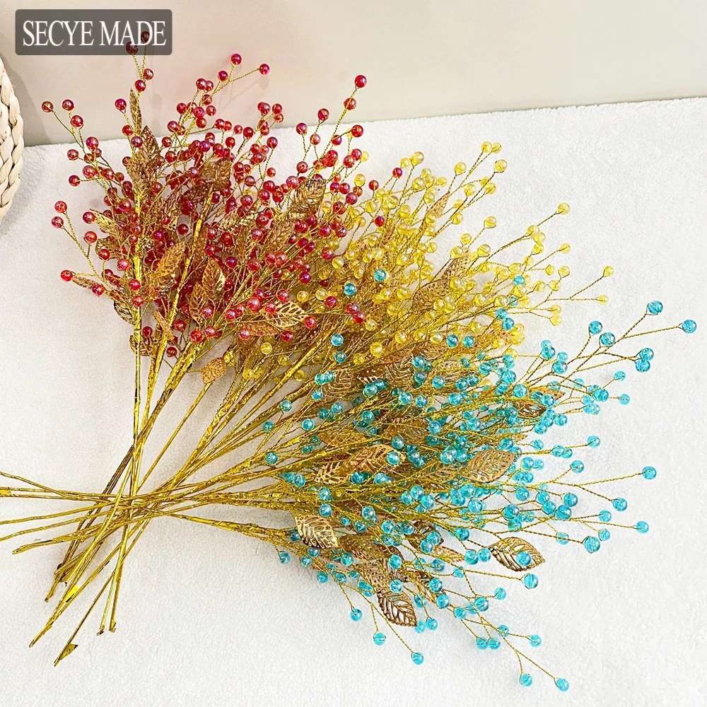 

Simulated Wealth Fruit DIY Material Pack Artificial Berries Wedding Party Gifts Box Christmas Creative Handmade Accessories K106