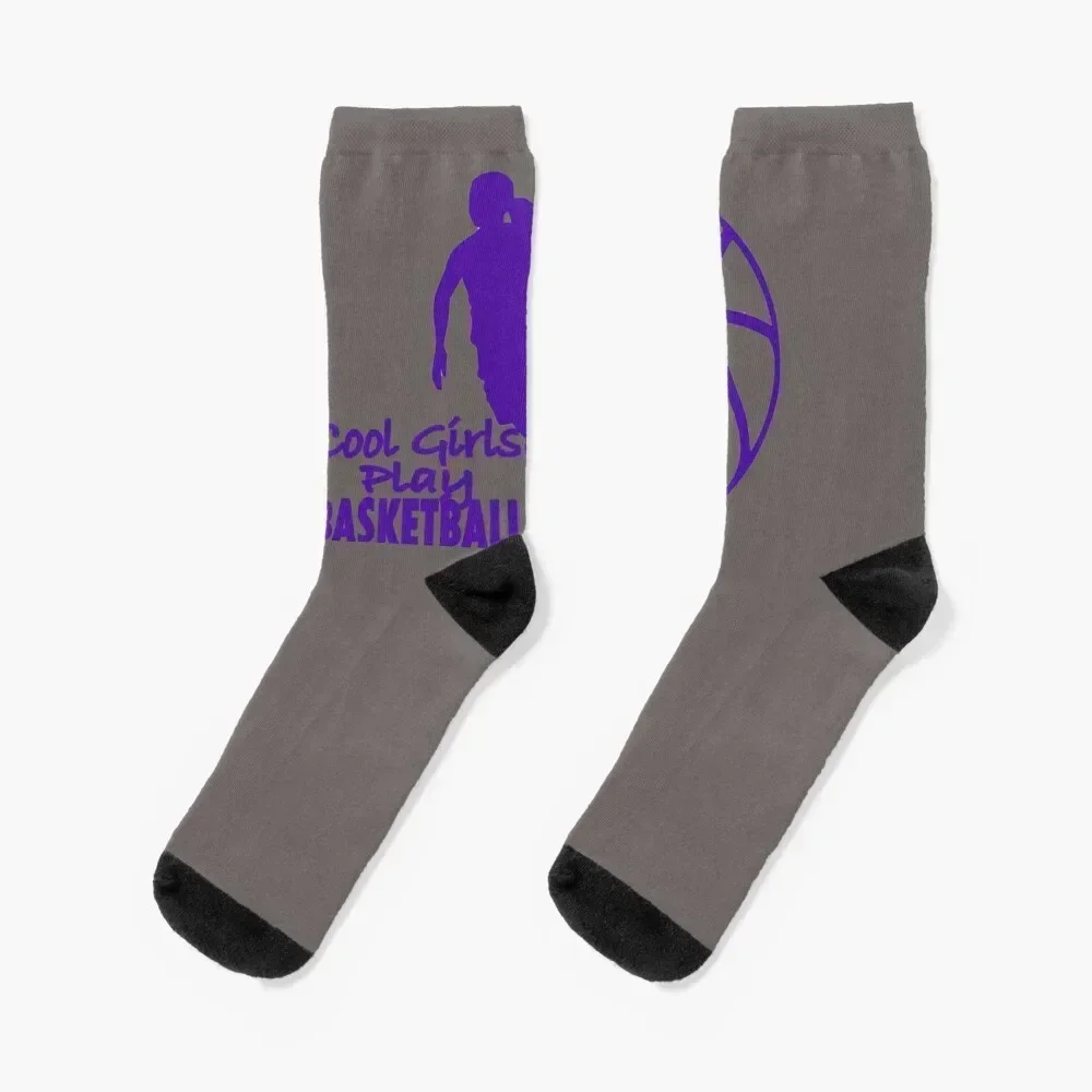 

Cool girls play basketball Socks Run gym Men's Socks Luxury Women's