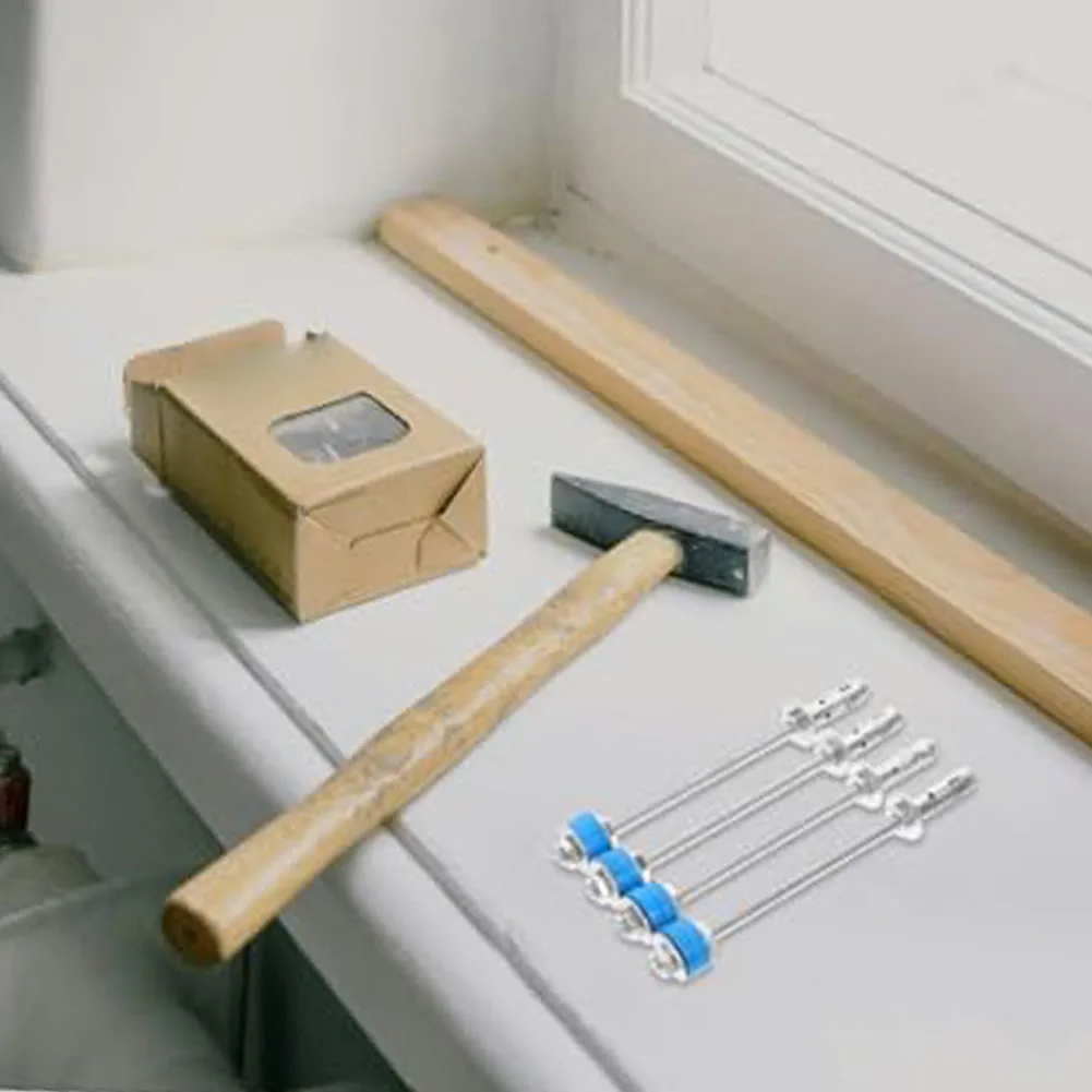 4pcs Mounting Rods with Vibration Absorption Features for HVAC Systems and Ceiling-Suspended Air Handling Units