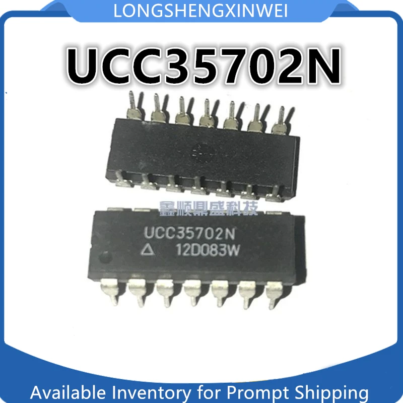 1PCS New UCC35702N Direct Insertion DIP-14 UCC35702 Advanced Voltage Mode Pulse Width Modulator Chip