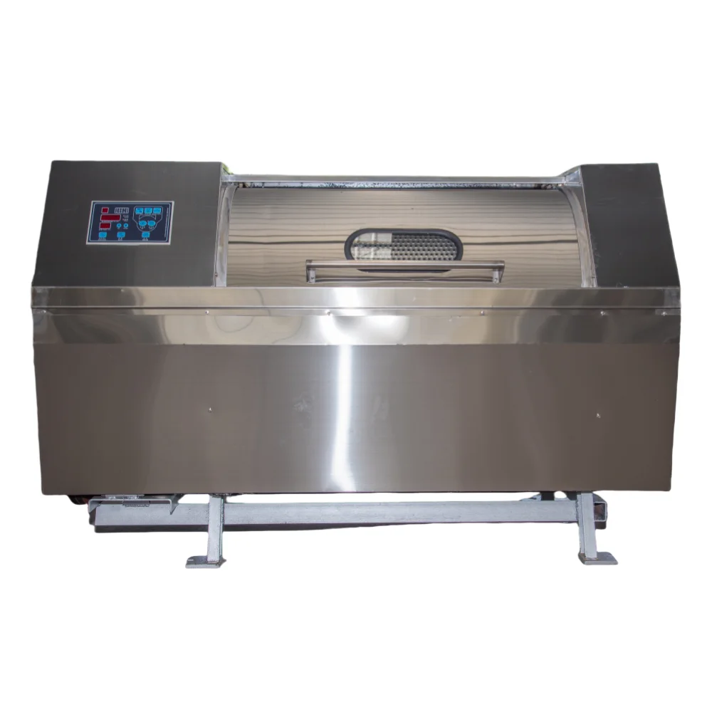 자동 세탁기 및 건조기 수평형 세탁기 50kg 산업용 상업용 세탁 침구류 신발 천 세척 장비