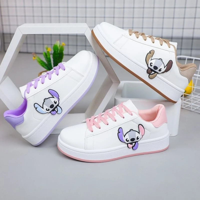 

Disney Stitch 2025 New Fashion Girl boy baby Soft shoes Fashion Children Sneakers Cartoon Student Running Casual Sports Shoes