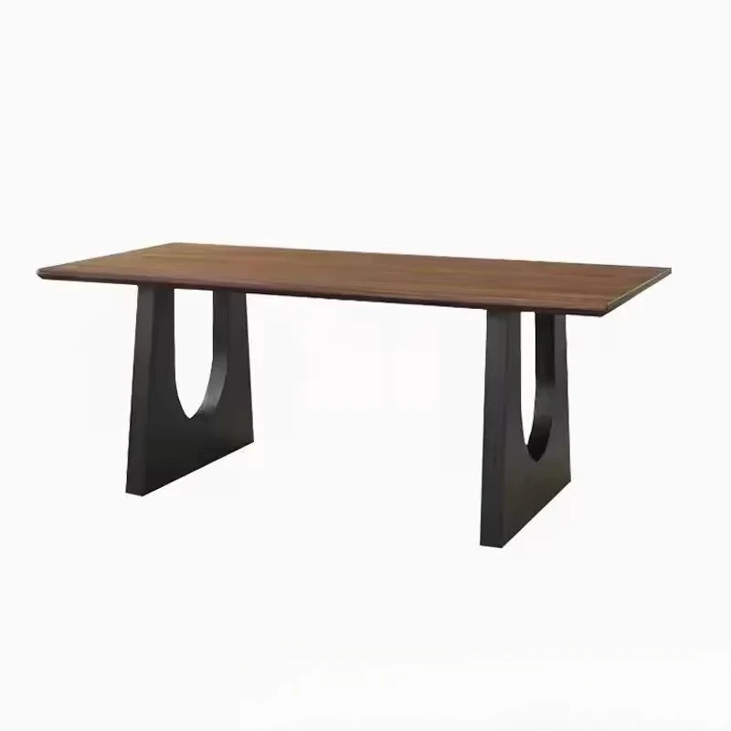 

Nordic style solid wood table, walnut writing table