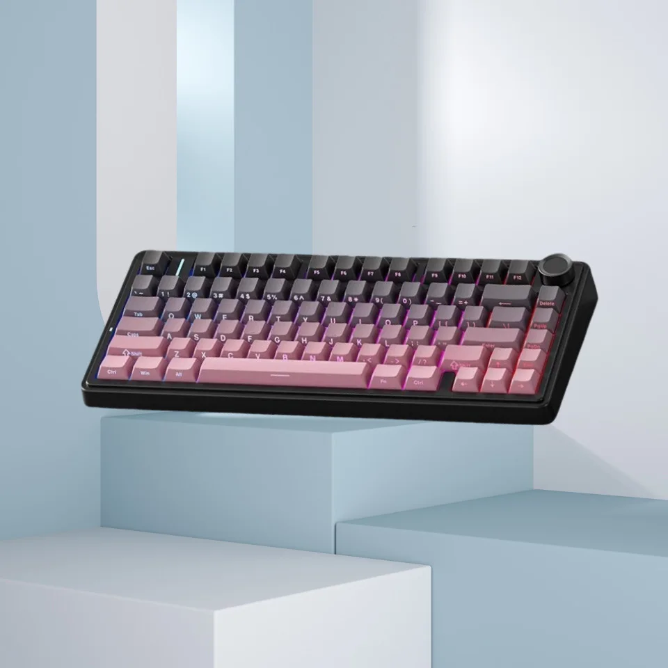 PBT side engraved light-transmitting keycap 136 keys small full set of suitable tarantula F75/F99/HI75 personalized ke
