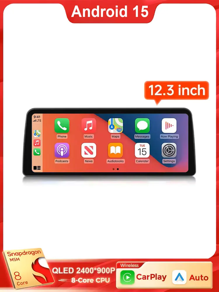 12,3 inch Android 15 voor Honda Accord 8 Spirior Acura Tsx 2009-2013 auto multimedia speler stereo ontvanger radio GPS 4G WIFI BT - afbeelding 2
