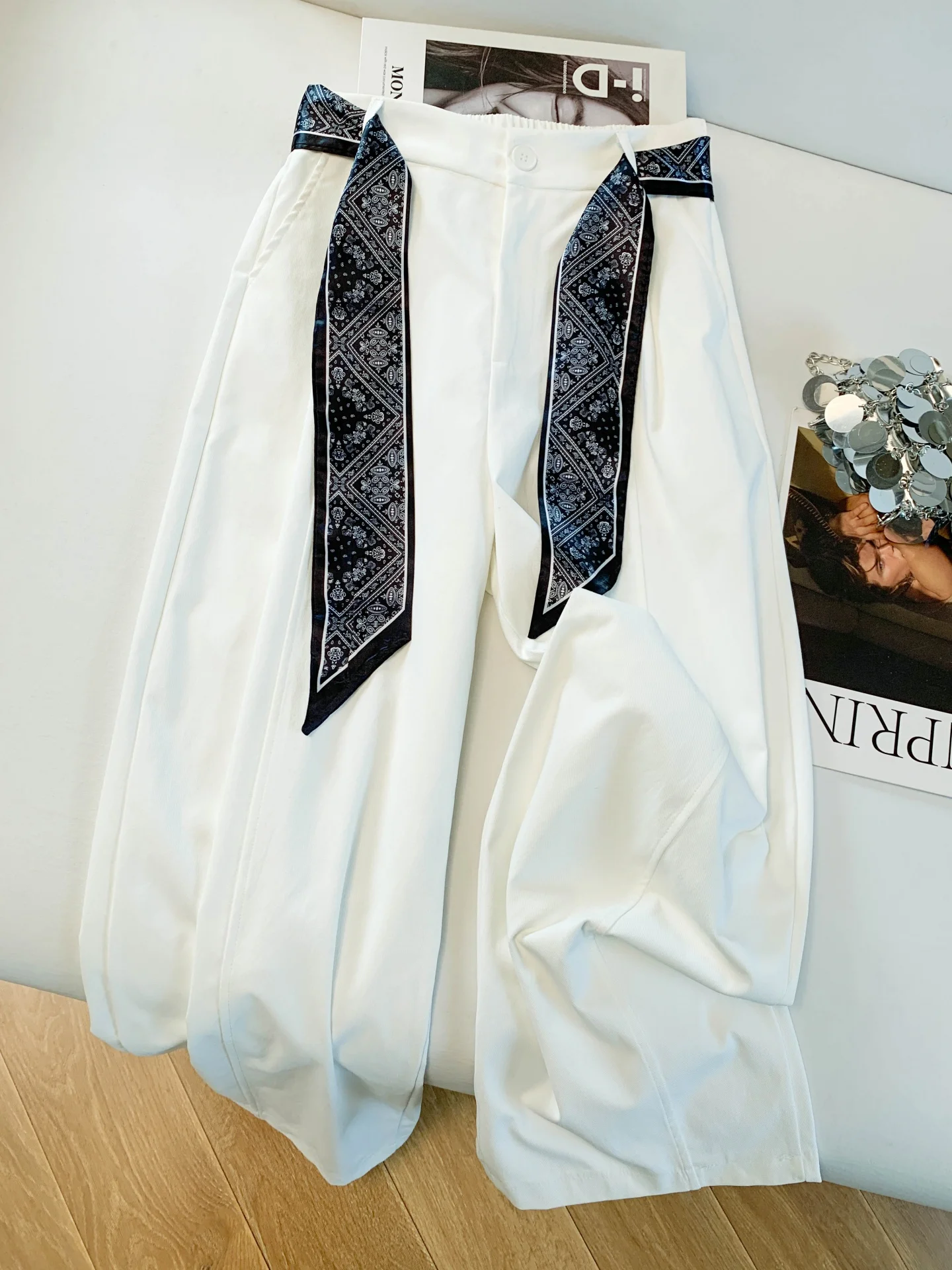 Loose Wide Leg Pant…