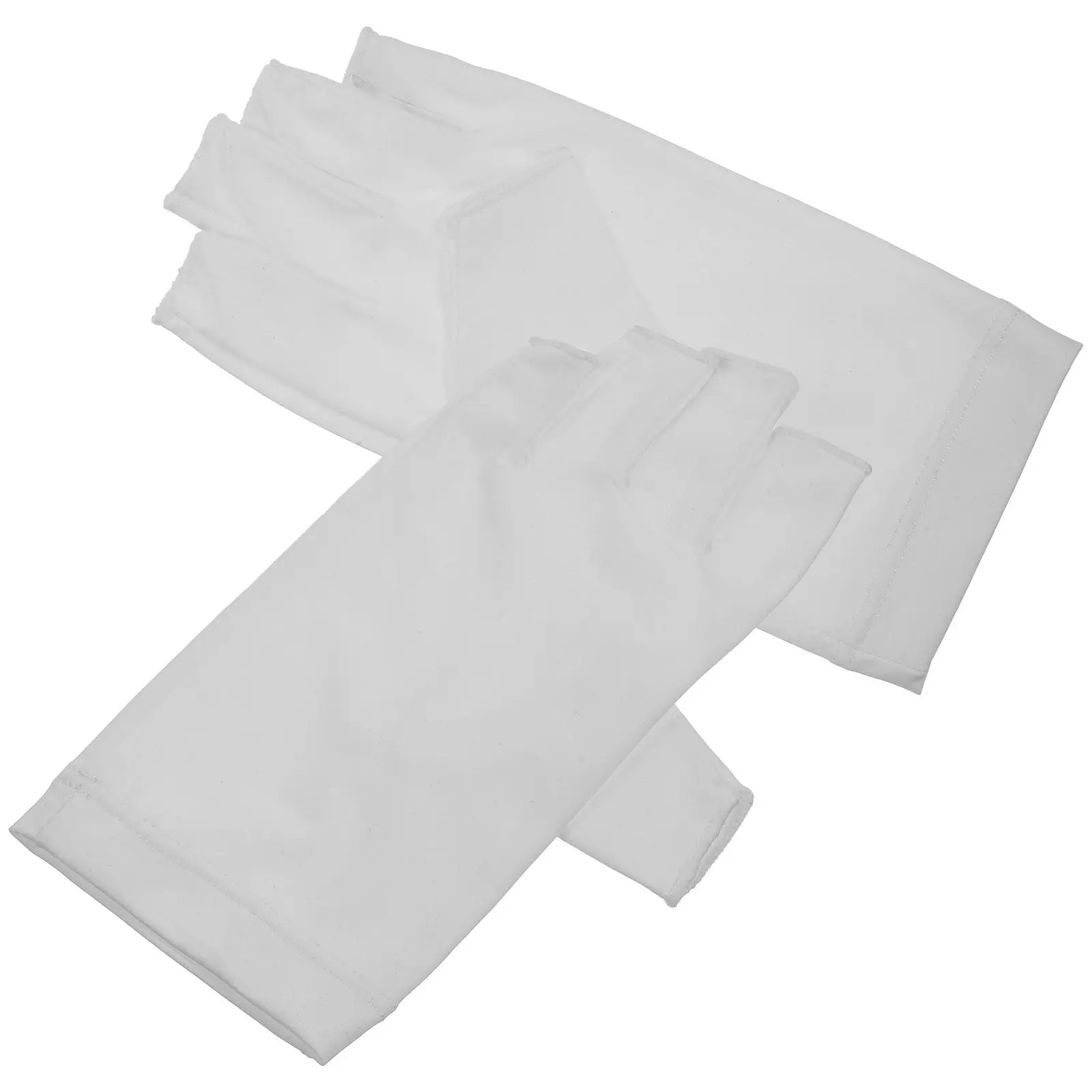 1Pair Comfortable High Elasticity Uv Shield Nail Gloves for Gel Manicures Sweat Absorbing Breathable Protective Fingerless