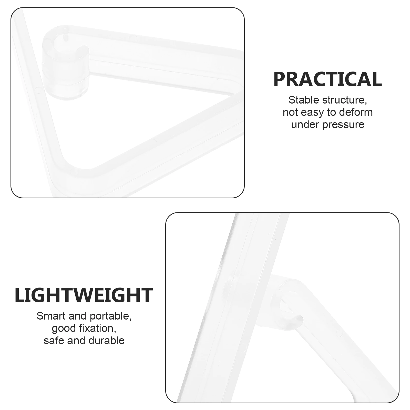

50 Pcs Table Cloth Clips Premium Material Smooth No Burrs Stable Structure Windproof Transparent Picnic Tools Tablecloth