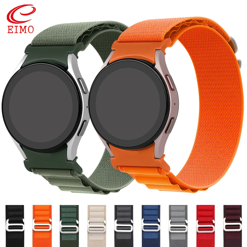 Alpine loop for Samsung Galaxy watch 6 Strap  Nylon correa bracelet Galaxy watch 6 4 classic/5 Pro 45mm 44mm 40mm 43mm 47mm band