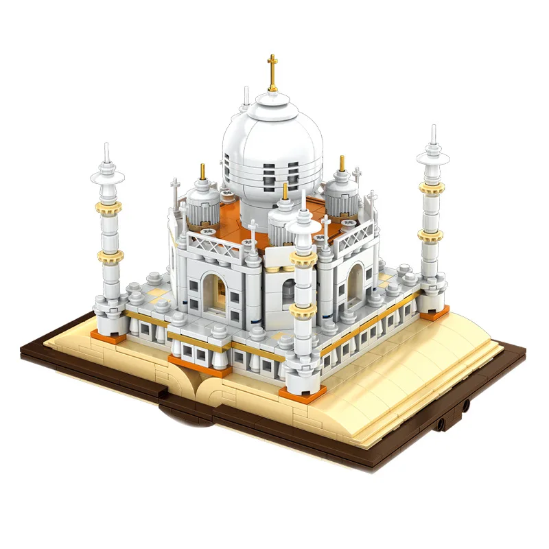 MOC Indian Taj Mahal Model Toys Famous Architecture Building Blocks for Adults Assemble Decoration City Bricks For Kid Gift