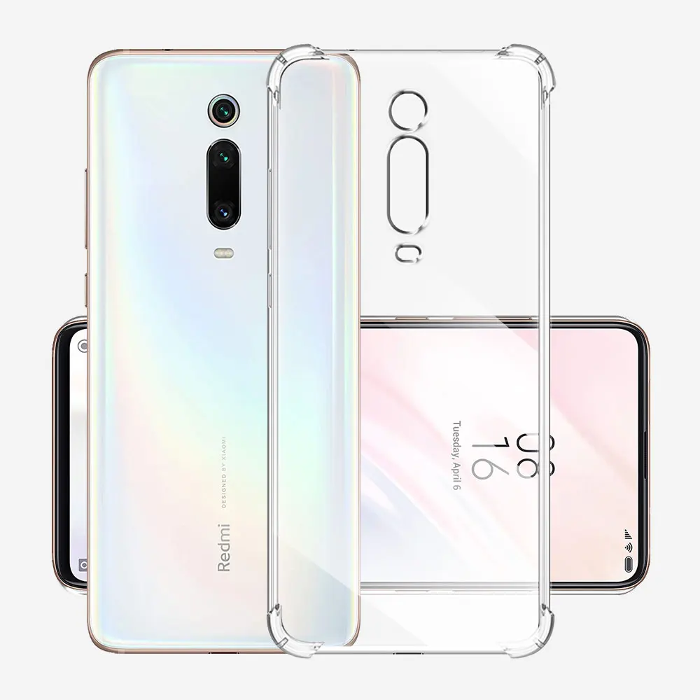 Shockproof Case For Xiaomi Mi 9T Soft Silicone Transparent Case For Xiaomi Mi 9T Pro Clear Cover Xiaomi Mi9T 9TPro Funda Coque