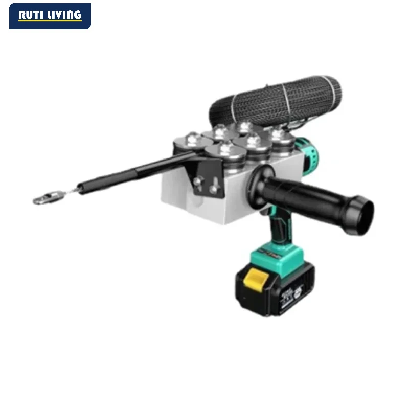 Automatic Electrician Stringing Machine 25M Electric Concealed Wire Pull Wire Guide Tools Threading Wiring Machine For Makita