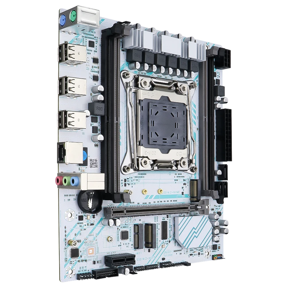 SOYO X99 اللوحة LGA 2011-3 مجموعة كيت Xeon E5 2680 V4 معالج وحدة المعالجة المركزية 32G = 2*16G DDR4 REG ECC ذاكرة الوصول العشوائي M.2 اسم للكمبيوتر