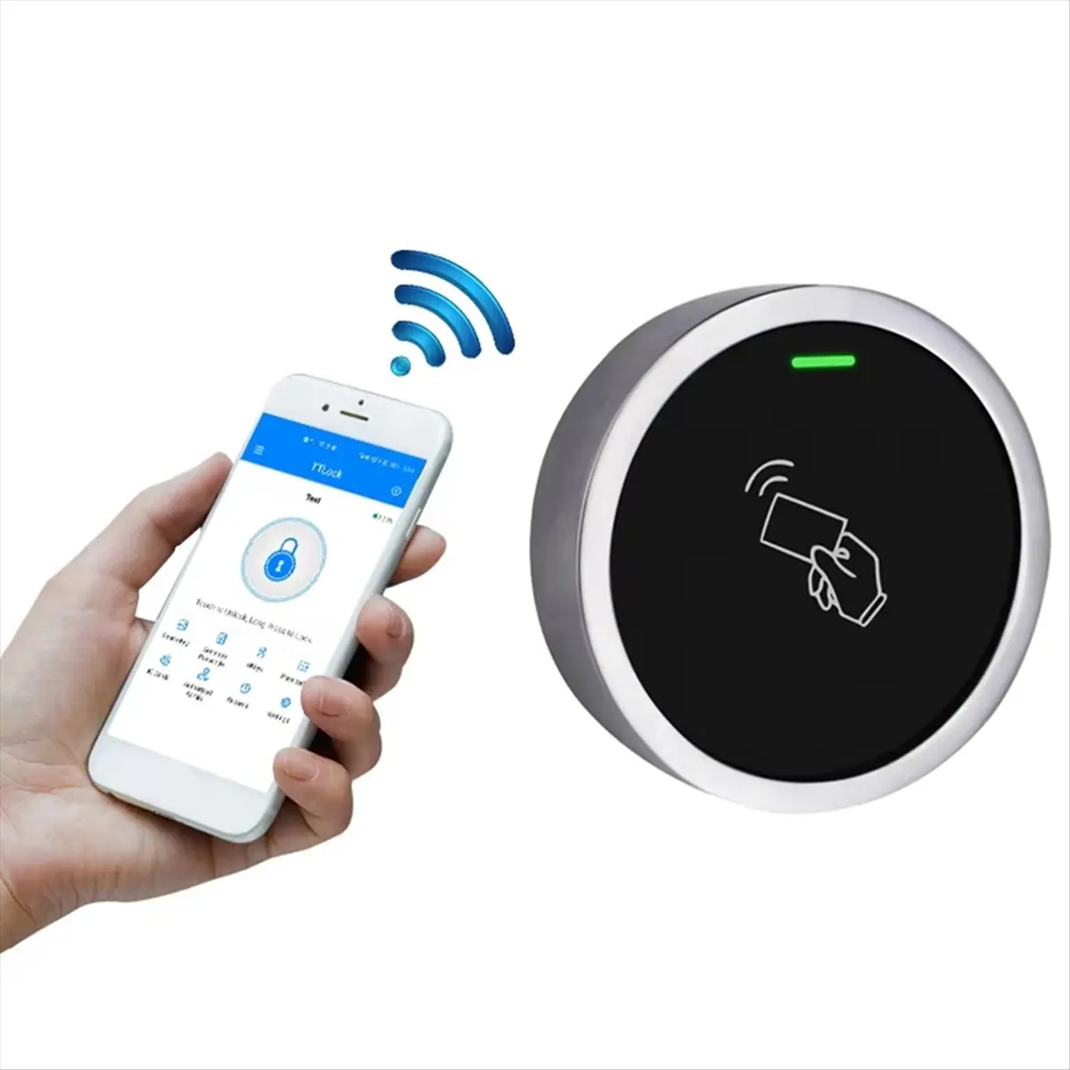 13.56MHz IC NFC Card Reader Outdoor Mini Waterproof IP66 TT Lock RFID Access Controller Access Control Machine