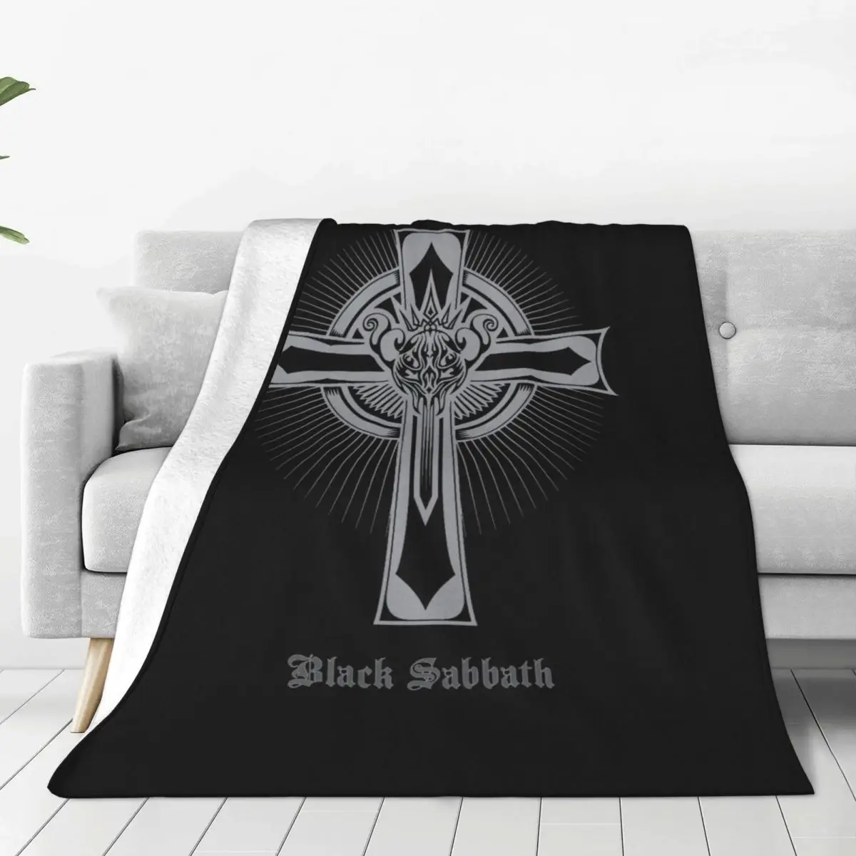 Black Sabbath Merch 1978 Blankets Fleece Summer Air Conditioning Portable Super Warm Throw Blankets for Bedding Office Quilt