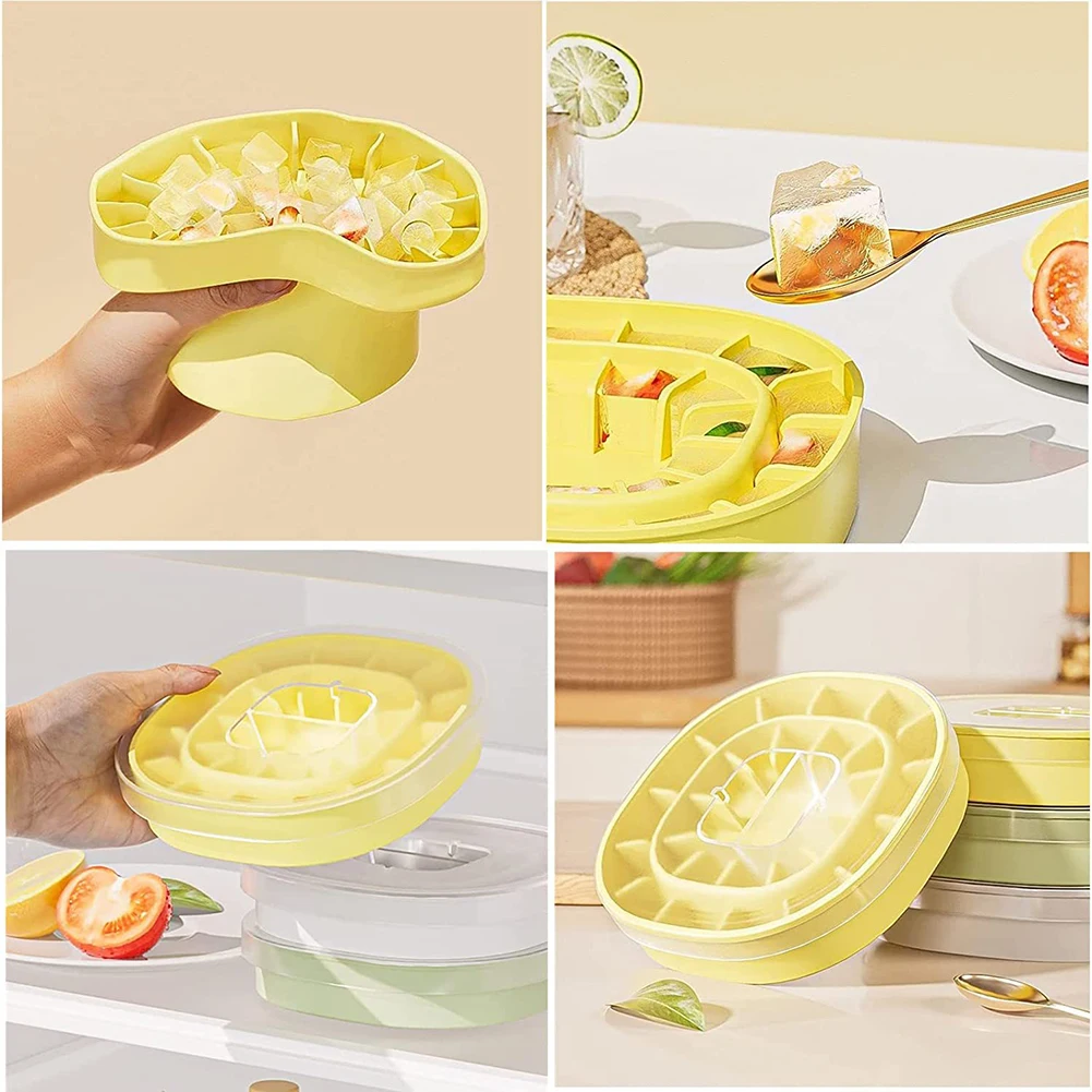 

Silicone Ice-Cube Molds Beverage Ice-Cube Tool For Summer