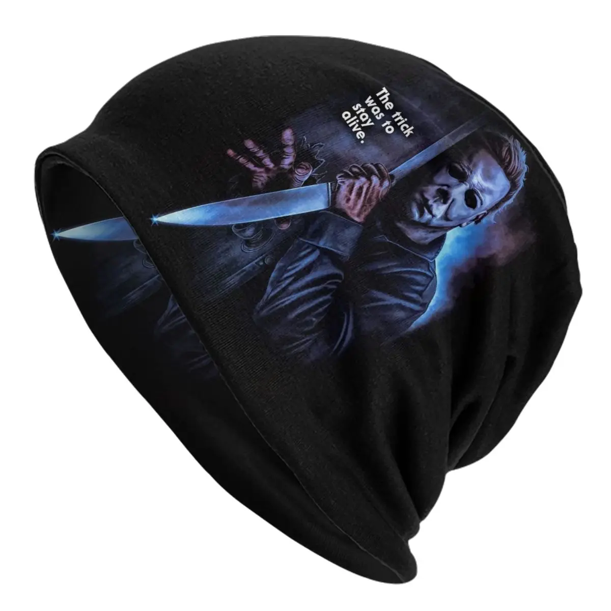 Horror Movie Halloween Michael Myers Skullies Beanies Caps Men Women Unisex Street Winter Warm Knitted Hat Adult Bonnet Hats