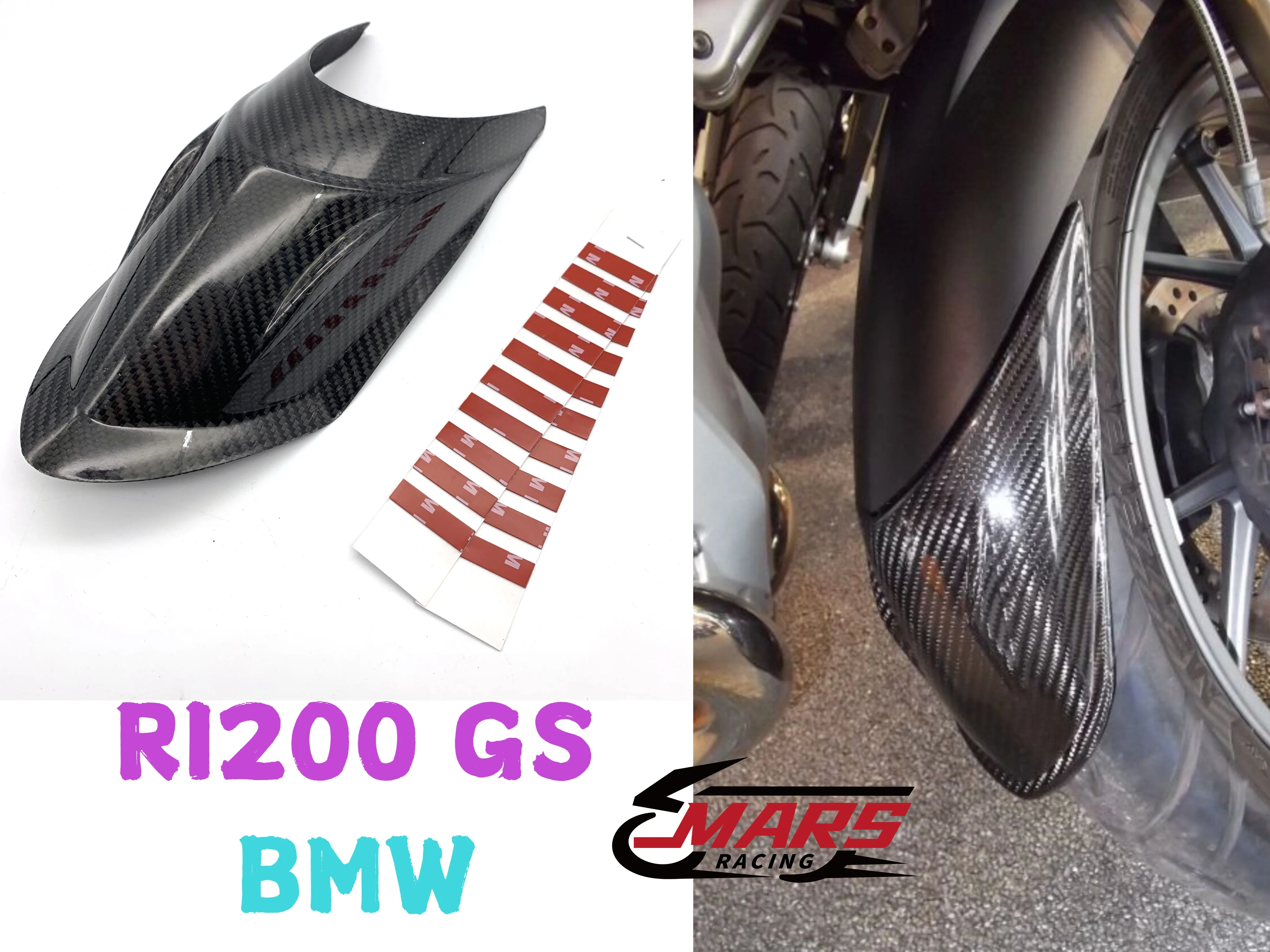 

Motorcycle Carbon Fiber Front Fender Mudguard Mudflap Front Mount Bolts For BMW R1200GS LC 13'-16' R 1200 GS R1200-GS Adv 14-16