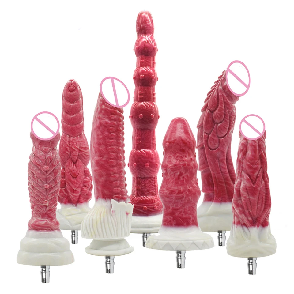 Besta áspera 25 tipos vac-u-lock vibrador acessório para a máquina do sexo silicone animal falso pênis sexo feminino masculino masturbação brinquedos sexuais