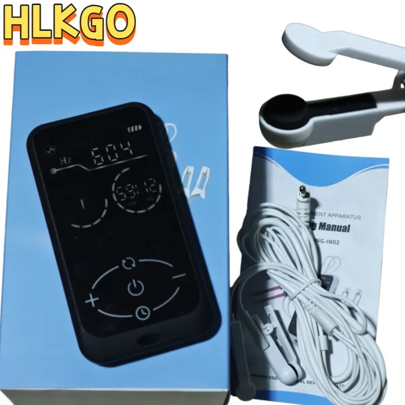Portable HLKGO CES Therapy Device, At-Home Cranial Electrotherapy Stimulator for Insomnia and Stress Relief