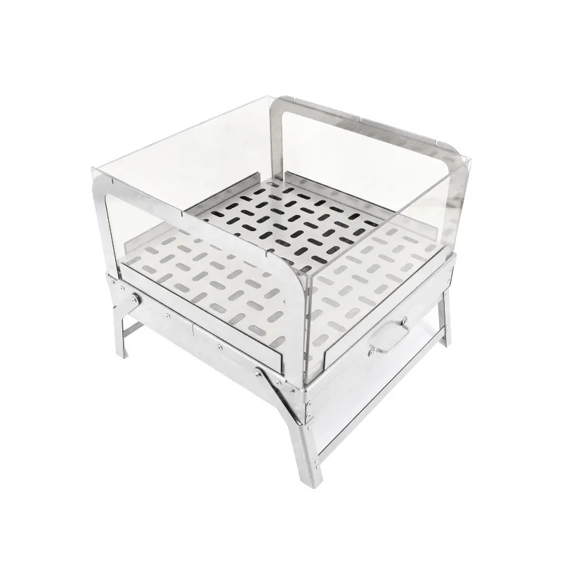 

Incinerator Cross-border New Product BBQ Grill Outdoor Camping Yard Glass Bonfire