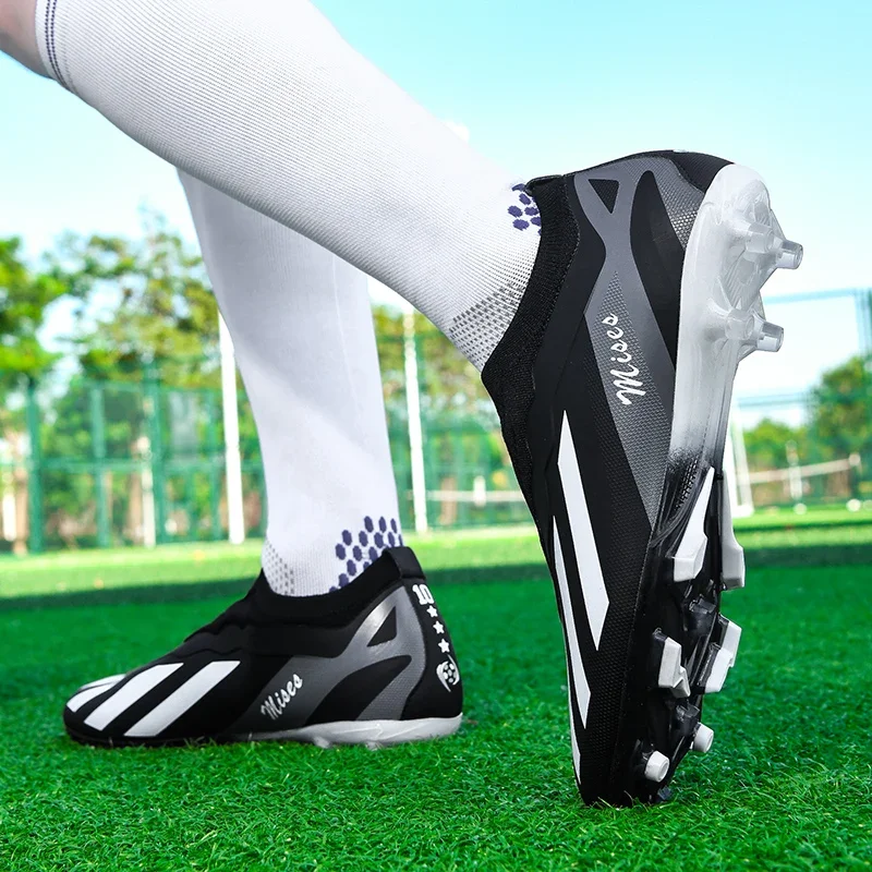 Professional Original Society Football Boot Men 2024 New Turf Grass Sports Football Futsal Shoes Teen Football Tournament Shoes