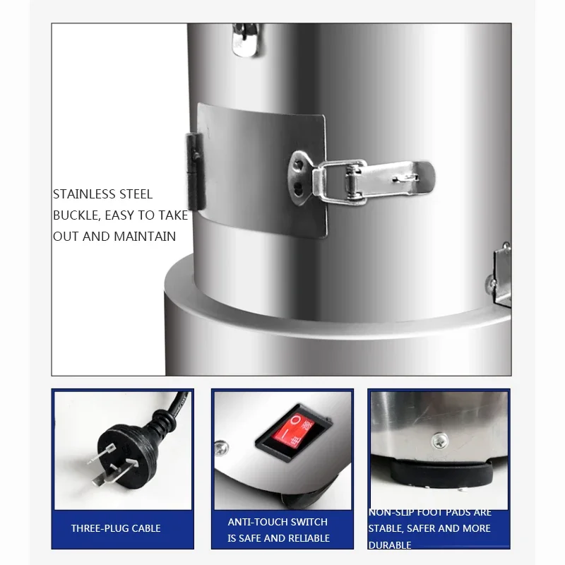 آلة تقشير الثوم الصغيرة آلة تقشير الثوم الأوتوماتيكية 220 فولت/200 واط آلة تقشير الثوم الكهربائية