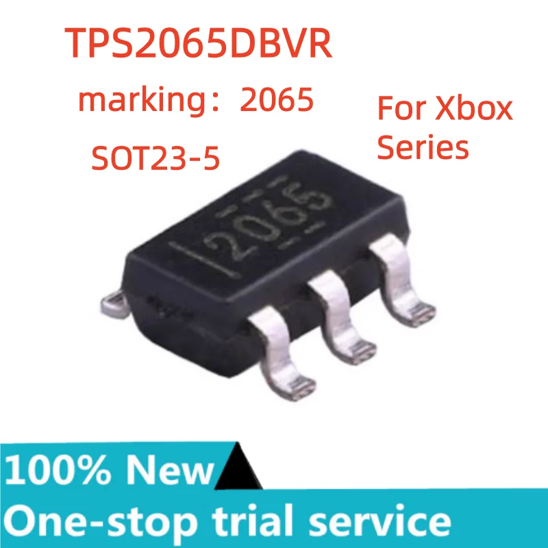 5-50PCS %NEW  STOCK TPS2065DBVR Marking：2065   Replacement HDMl Load Switch For Xbox Series X U82 IC Power switch chip SOT23-5
