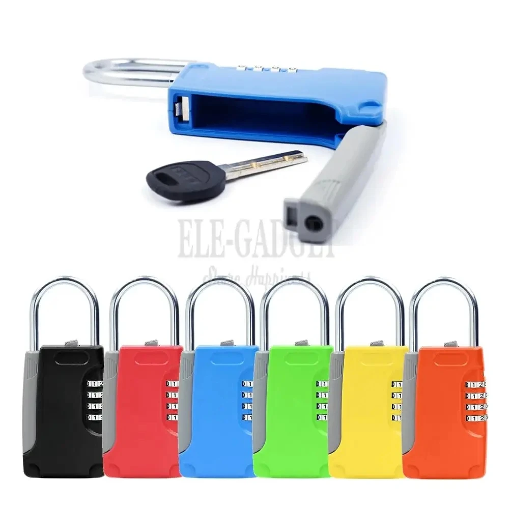 

New 4-Digital Password Louse Hidden Otorage Box Drganizer For Hock Villa Car Caravan Box Spare Keys Srop Shipping Mini Key