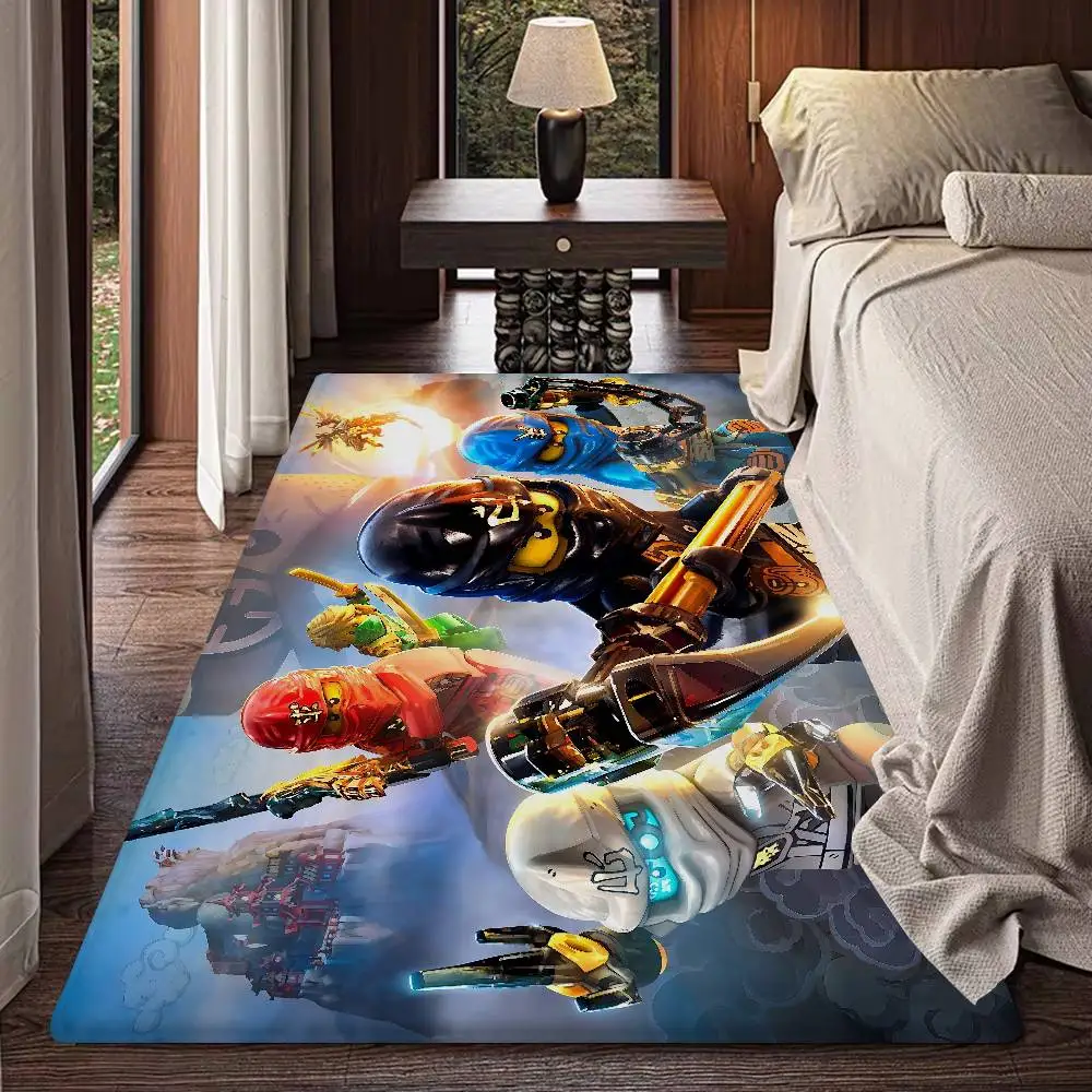 Cartoon N-Ninjago Room Mats Anti-slip Absorb Water Long Strip Cushion Bedroon Mat Household Carpets