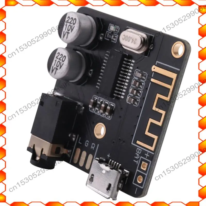 -AT52 BT5.0 オーディオモジュール MP3 Bluetooth オーディオデコーダボードロスレスカースピーカーオーディオアンプボード DIY オーディオレシーバー