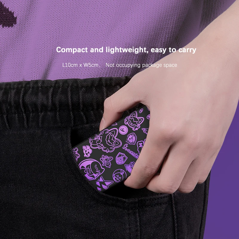 FUNLAB Portable Wireless Charger For Nintendo Switch/OLED Joypad Controller With 7 LED/Overcharge Protection/Battery Indicators