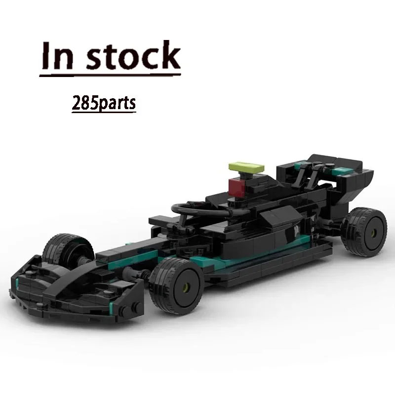 

MOC Formula 1 F1 W14 Splicing Assembly Building Blocks Model 285 Parts NOC Creative Building Blocks Children's Birthday Toys