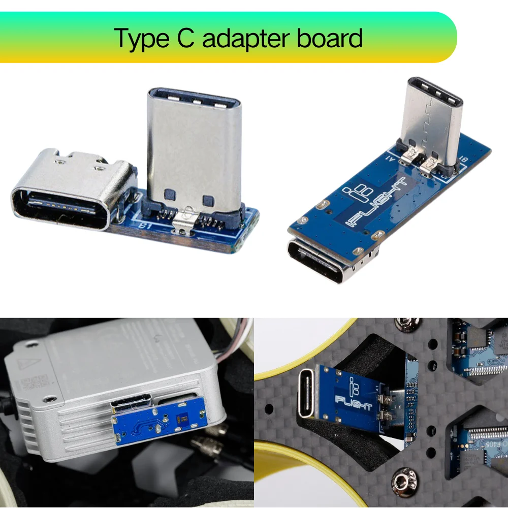 iFlight Type-C USB Adapter BumbleBee HD Type C 90°Connector & Type C 90° Adapter for FPV Flight Controller Air Unit Caddx Vista