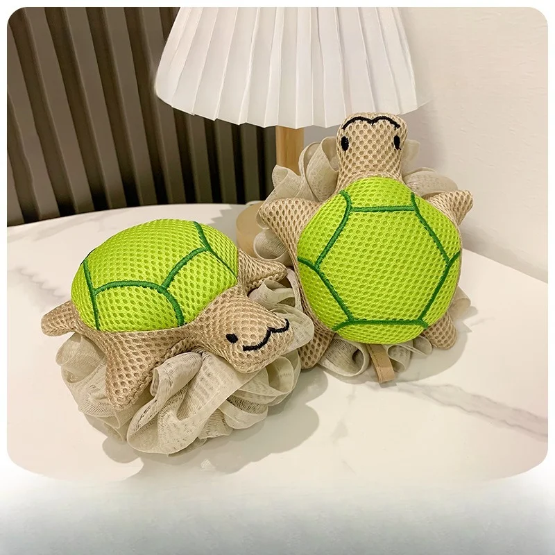 Cute Turtle Bath Sponge, Children's Bubble Toy, Soft Bubble, Children's Shower Ball, Children's Bath Use Home Bath Accessories