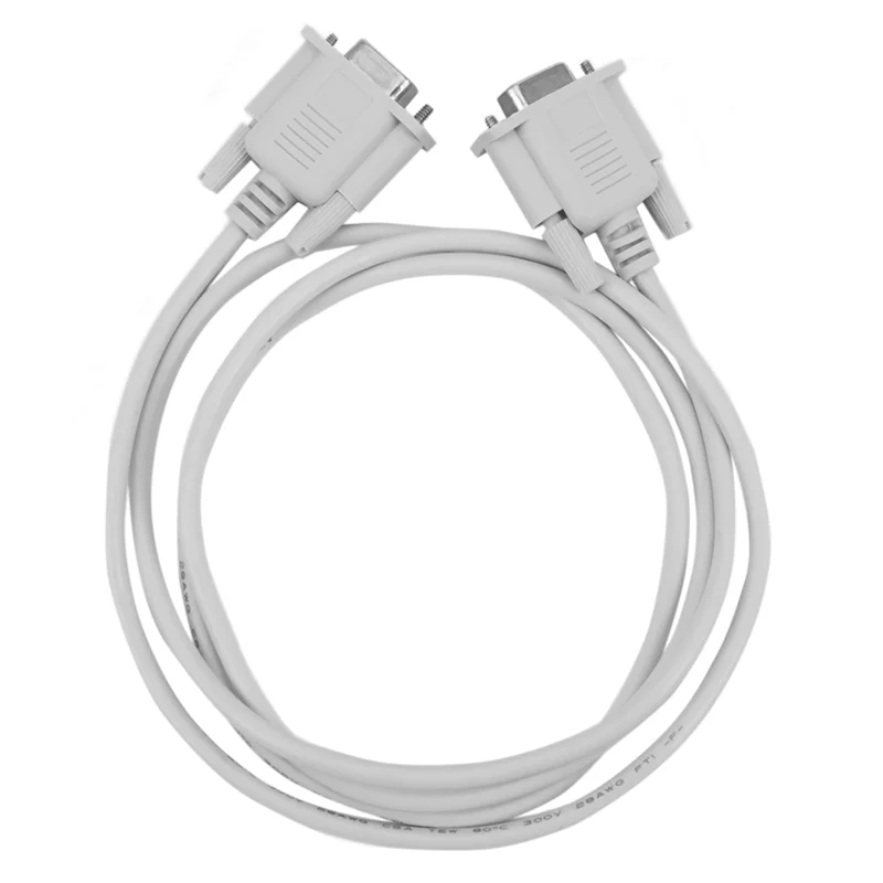 

2 шт. 5 футов F / F последовательный RS232 Null модемный кабель «мама-мама» DB9 FTA Cross Connection 9-контактный кабель для передачи данных COM преобразователь ПК