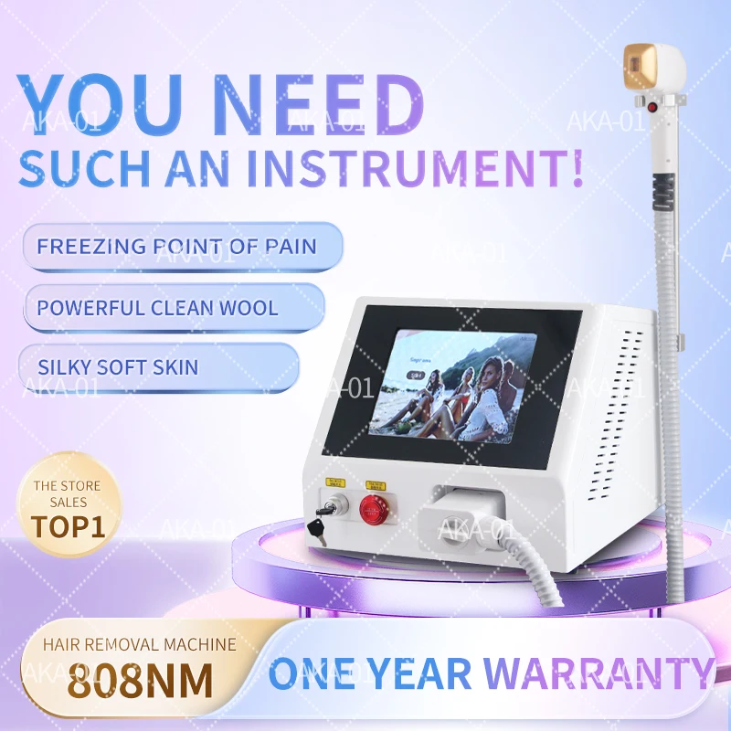 

2024 New Type 2000W USA Bar Depilation Equipment Ice Diode Laser 808 Hair Removal Machine for Salon or Home Use